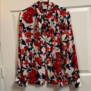 Bold colorful blouse